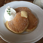 シマイロカフェ - スペシャルパンケーキ750円