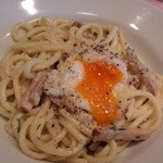 アンティカ オステリア バーチョ - 温玉を割って♪