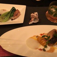 ガストロノミー ジョエル・ロブション - Black Cod , Gnocchis de Potiron , The de crevette
