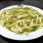 中華ダイニング高格 - スズキの高菜炒め
