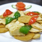 中華ダイニング高格 - アワビの特製ソース炒め