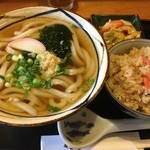 讃岐うどん 愛 - かやくごはん　うどんセット