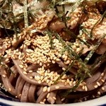蕎麦とラー油で幸なった。 - 