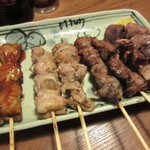 Ganso Yakitori Kushi Hacchin - 串、第一弾