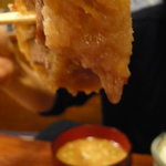 Takashima - ヒレかつ。肉汁がこぼれます。