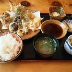 だい松和風御食事処 - 天婦羅定食1500円