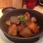 生芋こんにゃくと長芋の煮物