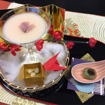 和菜割烹　いしだ - 昼会席(¥4,300) 菓子