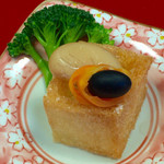 和菜割烹　いしだ - 昼会席(¥4,300) 枡を模した揚げパン