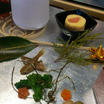 和菜割烹　いしだ - 昼会席(¥4,300) 先付