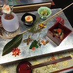 和菜割烹　いしだ - 昼会席(¥4,300) 先付