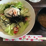 ポジティブカフェ - 1月の温玉タコス