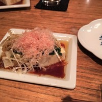 並木橋なかむら - じゃことおかひじきの冷奴