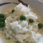 日本料理 鎌倉山倶楽部 - えんどう豆ゴハン