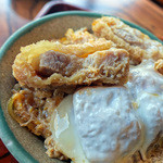 増田屋 - ミニかつ丼 断面