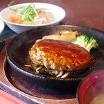 Zentei Echigonodaidokoro - 新潟県産甘豚のハンバーグランチ