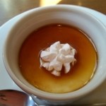 チムニーギオット - この日  コースのデザートについた プリン ♪2016年1月16日(土曜日)