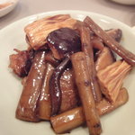 敦煌 - 野菜と湯葉の含め煮っぽい感じ