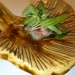 リストランテソットラルコ - 黒鯛のカルパッチョ