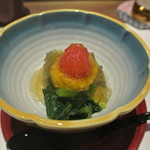 日本料理 潤花 - 先付け　ごま豆腐