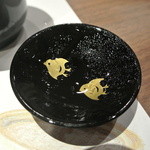 日本料理 潤花 - 御御御付けの蓋裏