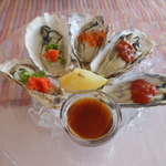 ラ・チチ - 生牡蠣　盛り合わせ　2016.2