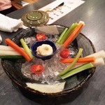 Ippuku An - お通しの野菜ステック