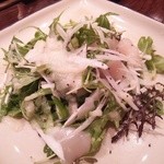 食彩酒房 会家 - 帆立と玉ねぎのサラダ