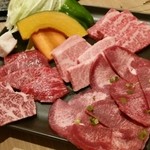 焼肉 おおきに - おすすめ五点盛り