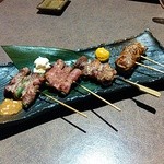 昭和酒場　おもひで屋 - 肉巻き串焼き　４本盛り