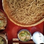 そば屋 案山棒 - 小天丼とせいろ