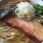 らぁめん 喜乃壺 - 煮干塩 大盛 中太麺 直火焼豚