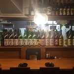 日本酒バルSui - 入口入ると正面に！