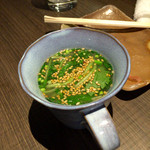 地鶏串焼家 鳥みや - H27.12.29 「鳥スープ」