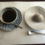 割烹 新多久 - 2016 2月 デザート　水菓子　黒豆のアイス・珈琲