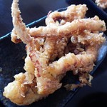 そば処 ひろ - げそ天250円／28年2月6日