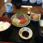 ごはん処 カンエー亭 - 魚定食(刺身定食)