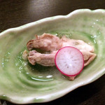旬彩料理　てん - お通しの牡蠣