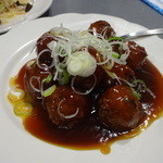 喜楽飯店 - 肉だんごの甘酢かけ：1,000円