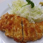 チキンカツと野菜炒め　830円