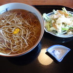 慈久庵 - 葱天ぷらそば