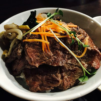 大井町銭場精肉店 - 肉屋のステーキ丼(1,200円)
