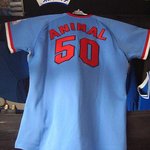 野球鳥おかむら - アニマル選手の実使用ユニフォーム