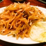 ザーサイとネギの和え物(380円)