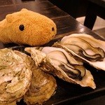 牡蠣屋定食には２個つきます