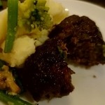 クロッキオ - ⑥エゾ鹿のハンバーグ ネズの実ソース