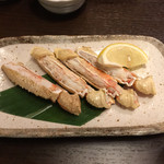 番屋小屋 - 焼きガニも香ばしくて美味しい