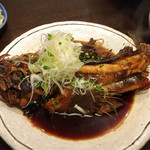 番屋小屋 - ホッケの煮付けを初めて食べました。身がホクホクして美味しかった