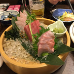 番屋小屋 - いつもながら 刺身が美味