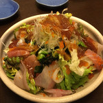 番屋小屋 - 海鮮サラダ ボリュームありました